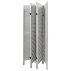 Folding Louvered Room Divider