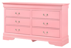Glory Furniture Louis Phillipe - Pink