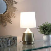 Ellis Antique Brass Metal Table Lamp