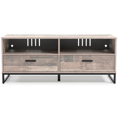 Modern Rustic 59" TV Stand - Brown + Gray