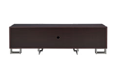 Dark walnut TV stand