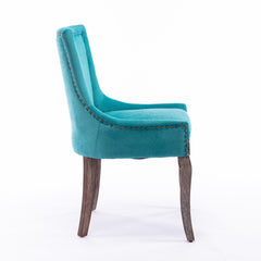 Blue Dining Chair Pair
