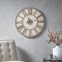 Wood Wall Clock 23.6"