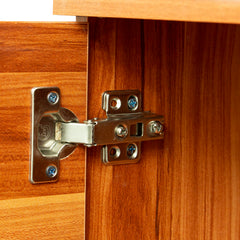 TV stand with open shelves