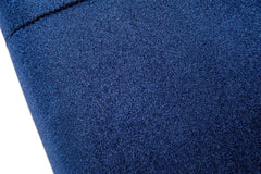 Modern Blue & Gold Accent Chair
