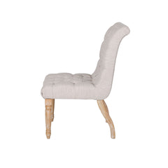Terrance Tufted Fabric Dining Chair (Set of 2)