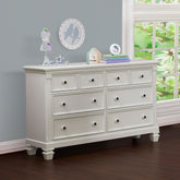 6 Drawer Dresser Pure White
