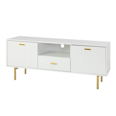 Design TV Stand for TVs up to 65" - White