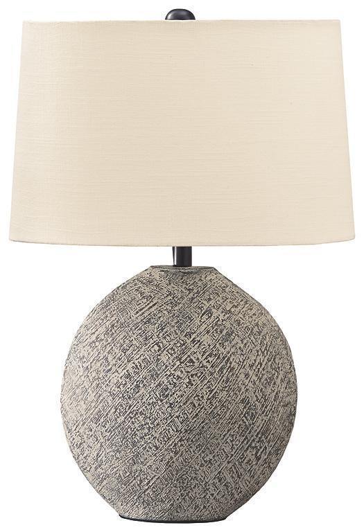 Beige Paper Composite Table Lamp