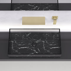 Waterfall Bathroom Sink Faucet - Gold