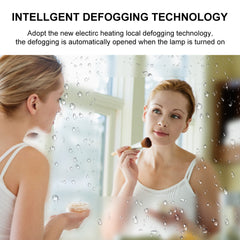 MAICOSY 36"x28" Large Rectangular Vanity LED Bathroom Mirrors Wall Touch Anti-Fog