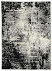 Zekeman Black+Cream+Gray Contemporary 5'3" x 7'7"