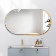 Wall Mounted Mirror Oval Bathroom Mirror 36’’x18’’