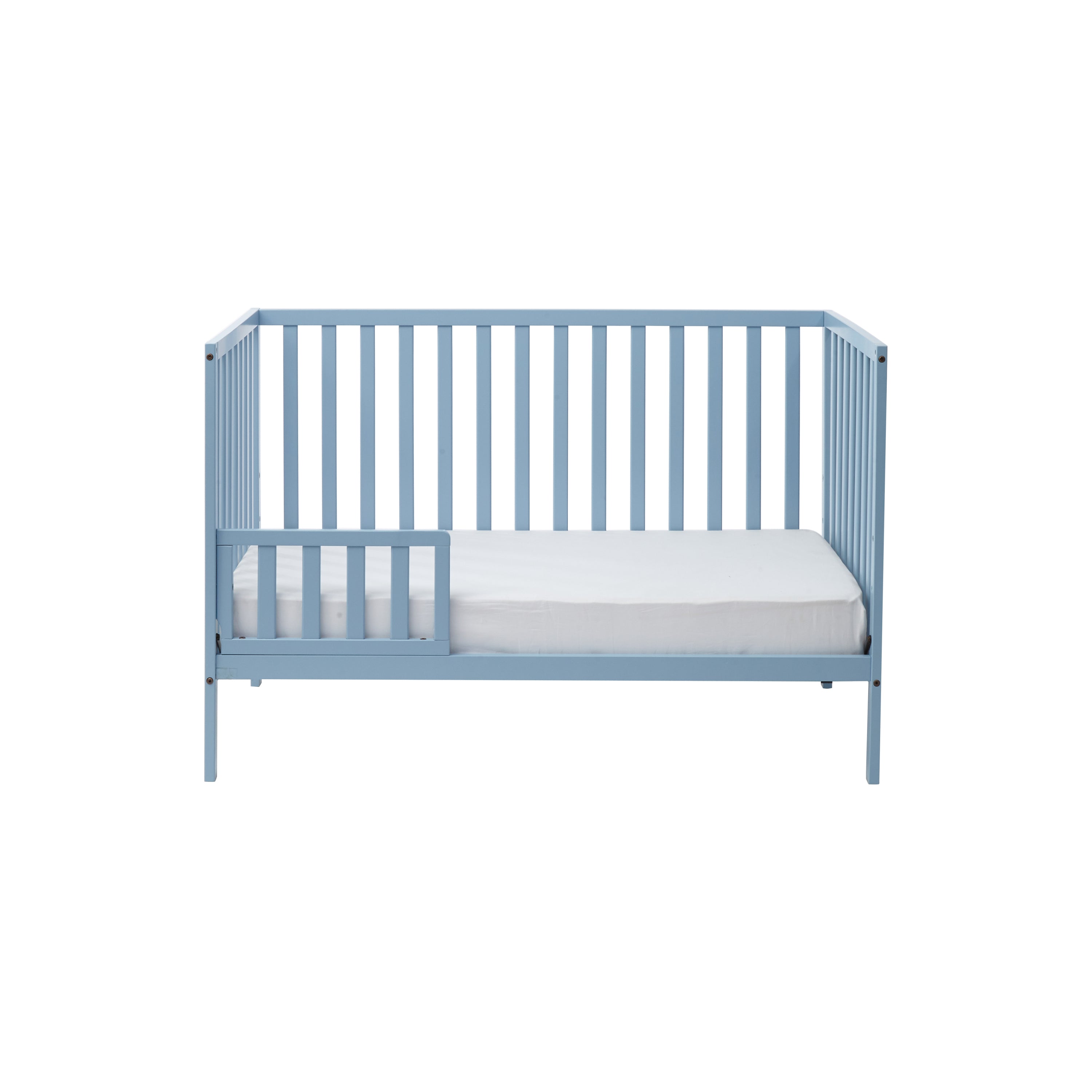 3-in-1 Convertible Island Crib Baby Blue