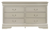 Glory Furniture Louis Phillipe - Silver Champagne
