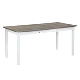 63-78.8inch Extendable Dining Table - Grey
