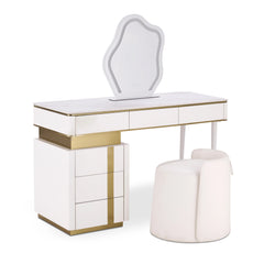 Vintage White Dressing Table Set