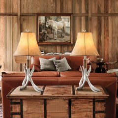 Sheepskin Lampshade Table Lamp