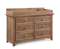 6 Drawer Double Dresser Biscotti