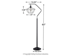 Black Contemporary Floor Lamp