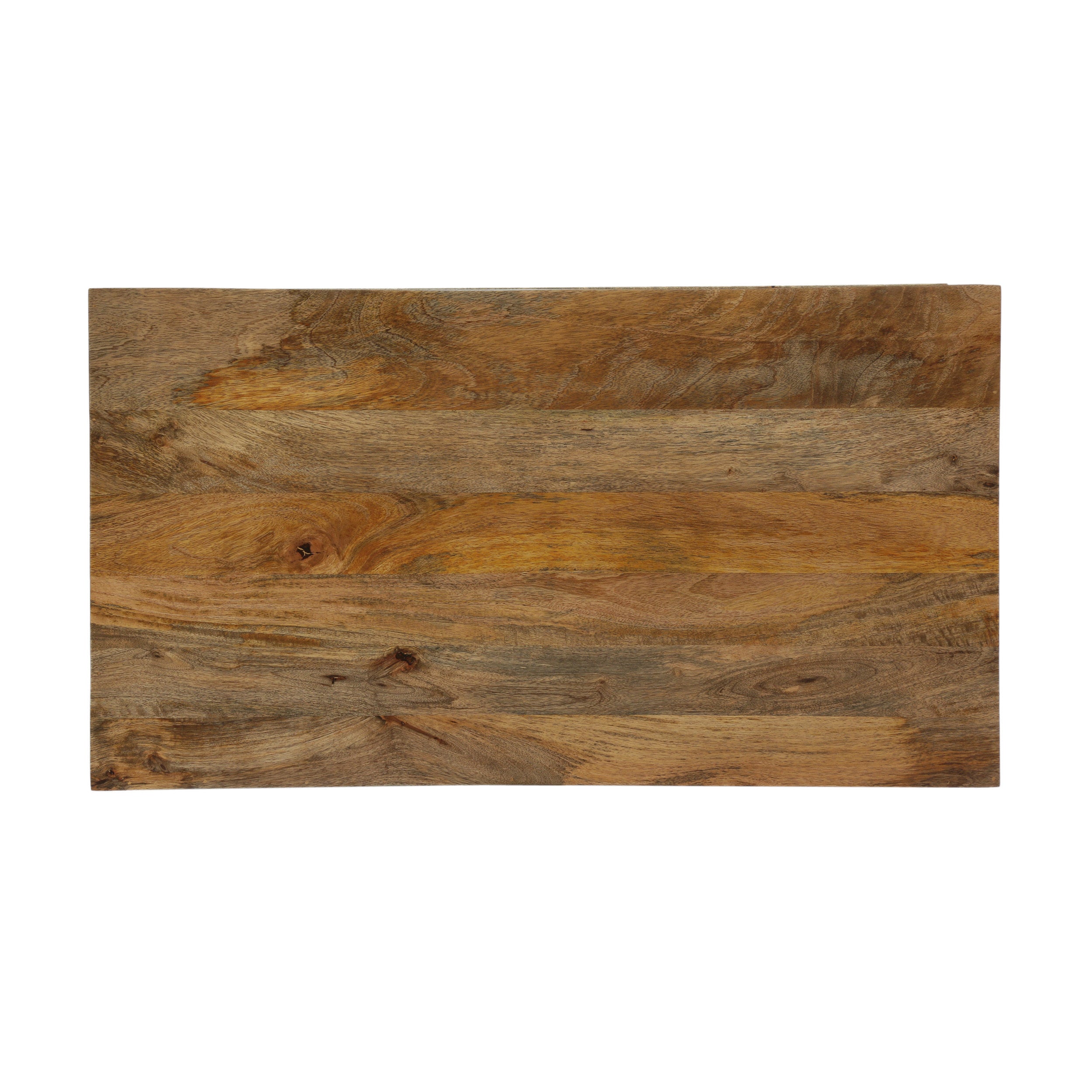 Contemporary Office Desk Mango Wood with drawer - Natural