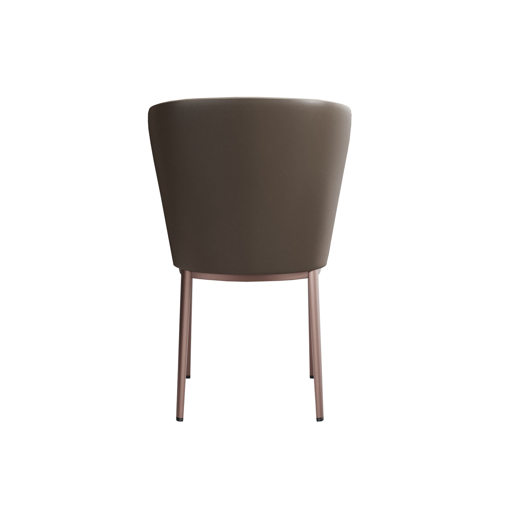 Modern Dining Chairs - White + Grey (Set of 2)