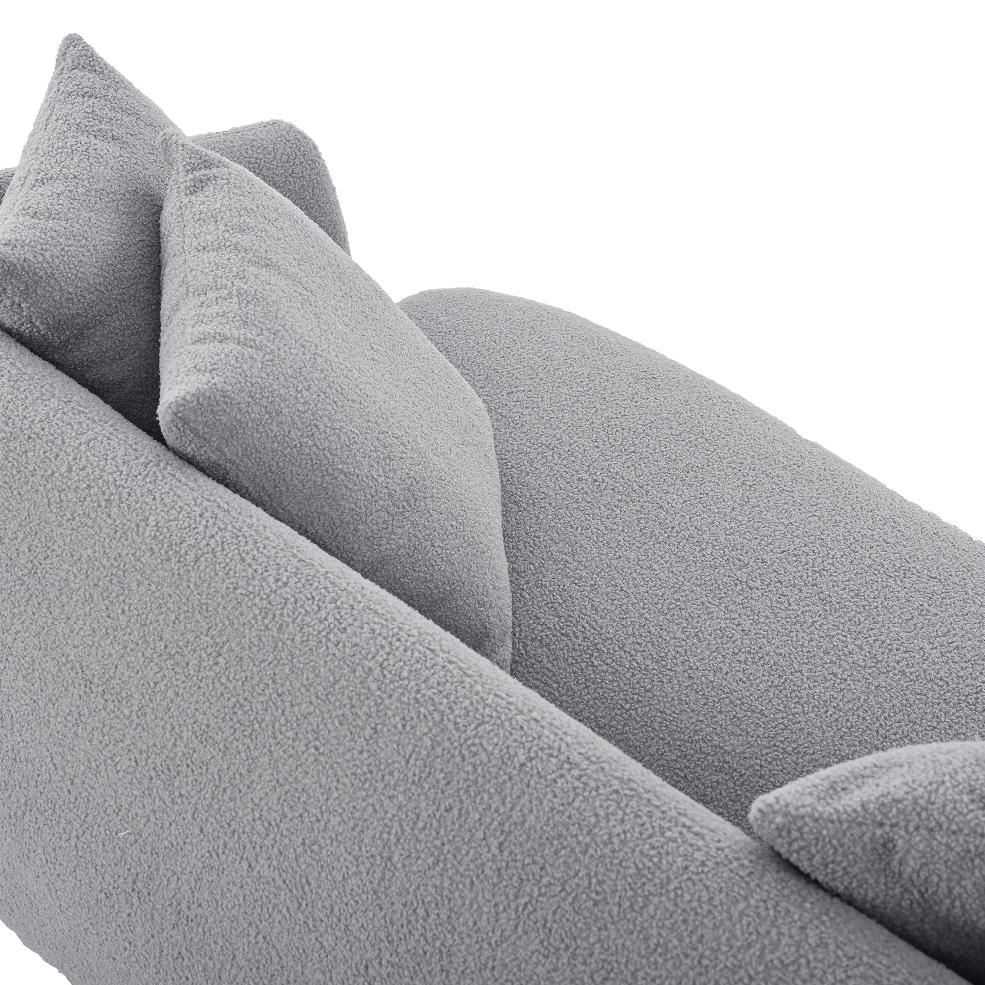 Modern Sofa Set - Grey