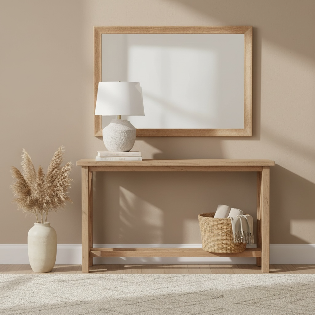 Lighting, 20"h, Table Lamp, Cream Concrete, Ivory / Cream Shade, Modern