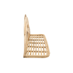 Rattan Wall Decor Tray with Semicircular Accents - Natural