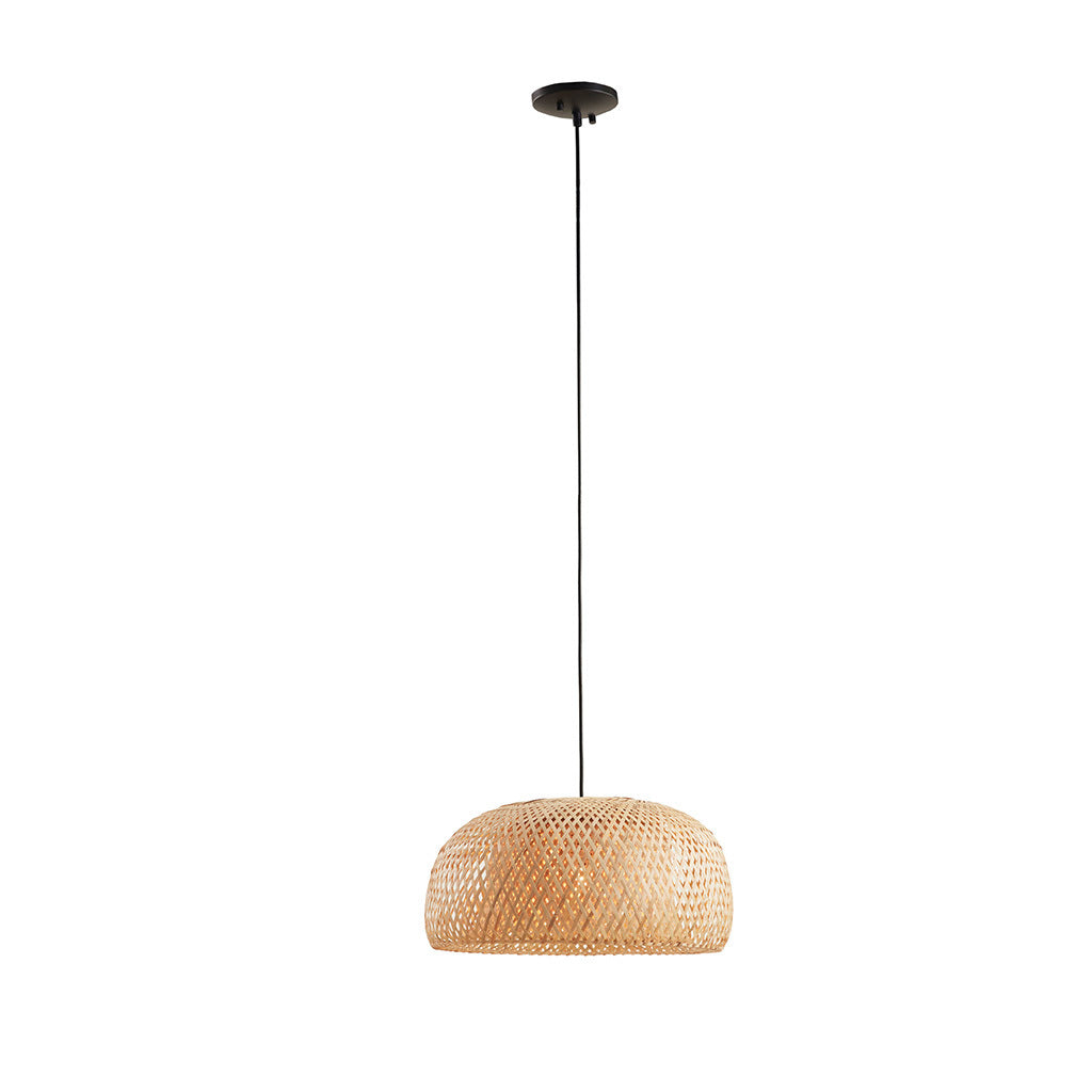 Bowl Shaped Bamboo Pendant - 1pc