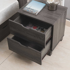 Classic Nightstand Distressed Grey