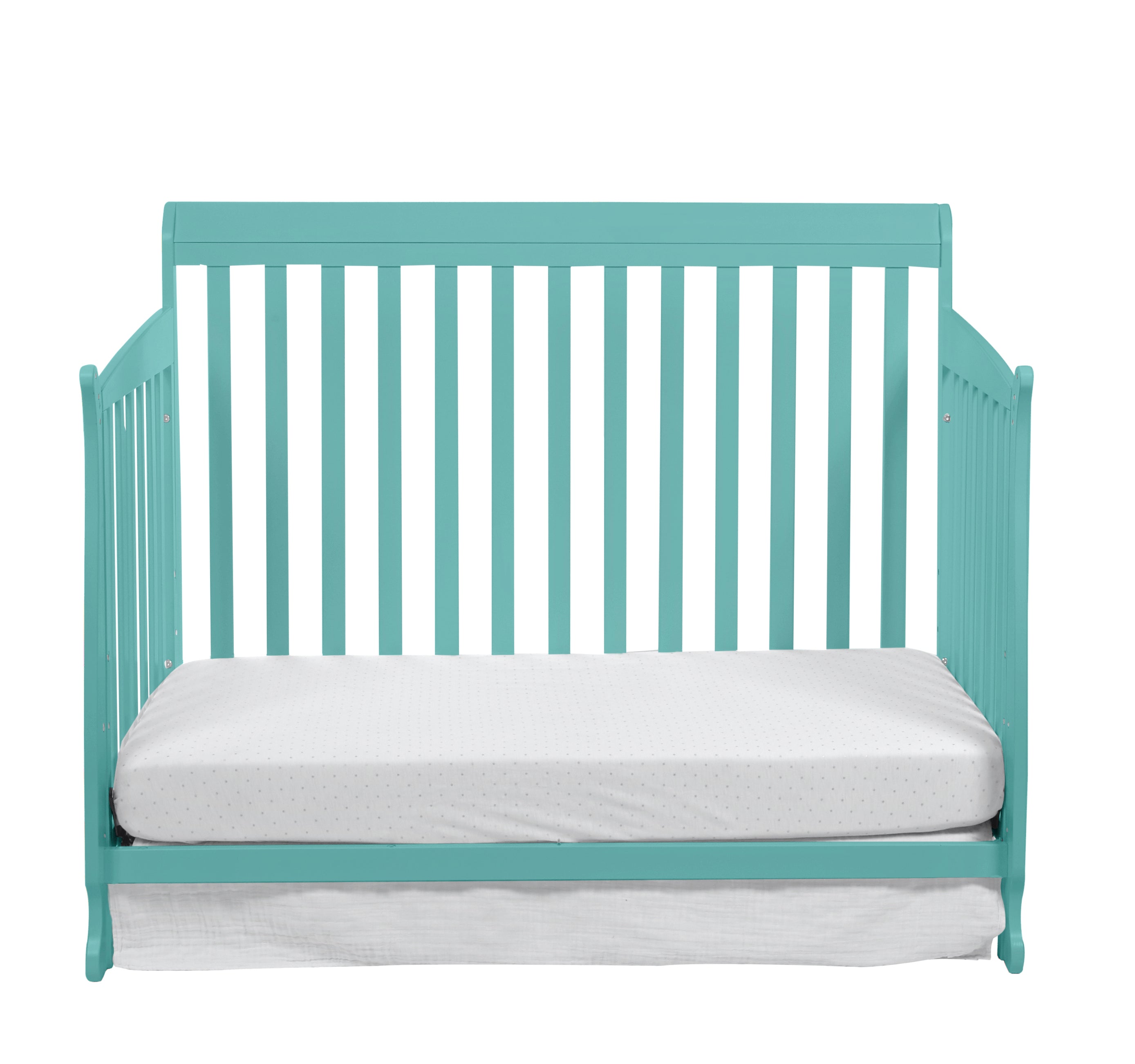 4-in-1 Convertible Crib - Turquoise