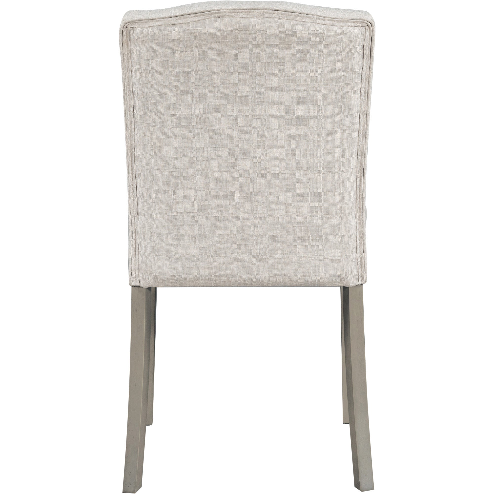 6-Piece Retro-Style Dining Set Includes Dining Table, 4 Upholstered Chairs & Bench with Foam-covered Seat Backs & Cushions - Light Khaki + Beige