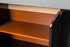 Modern Black & Rosegold Buffet