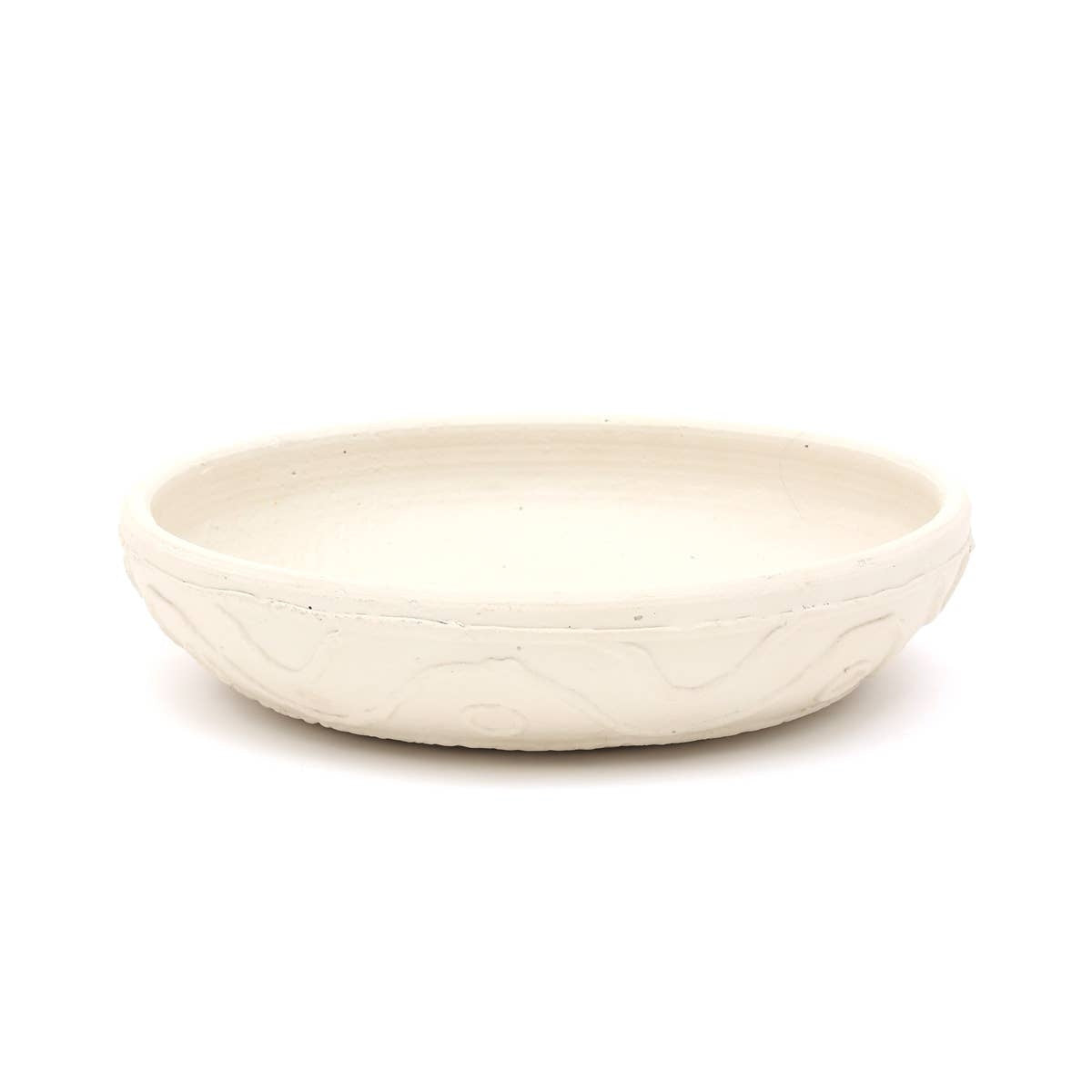 Murran Embossed Terracotta Fruit Bowl (Small)