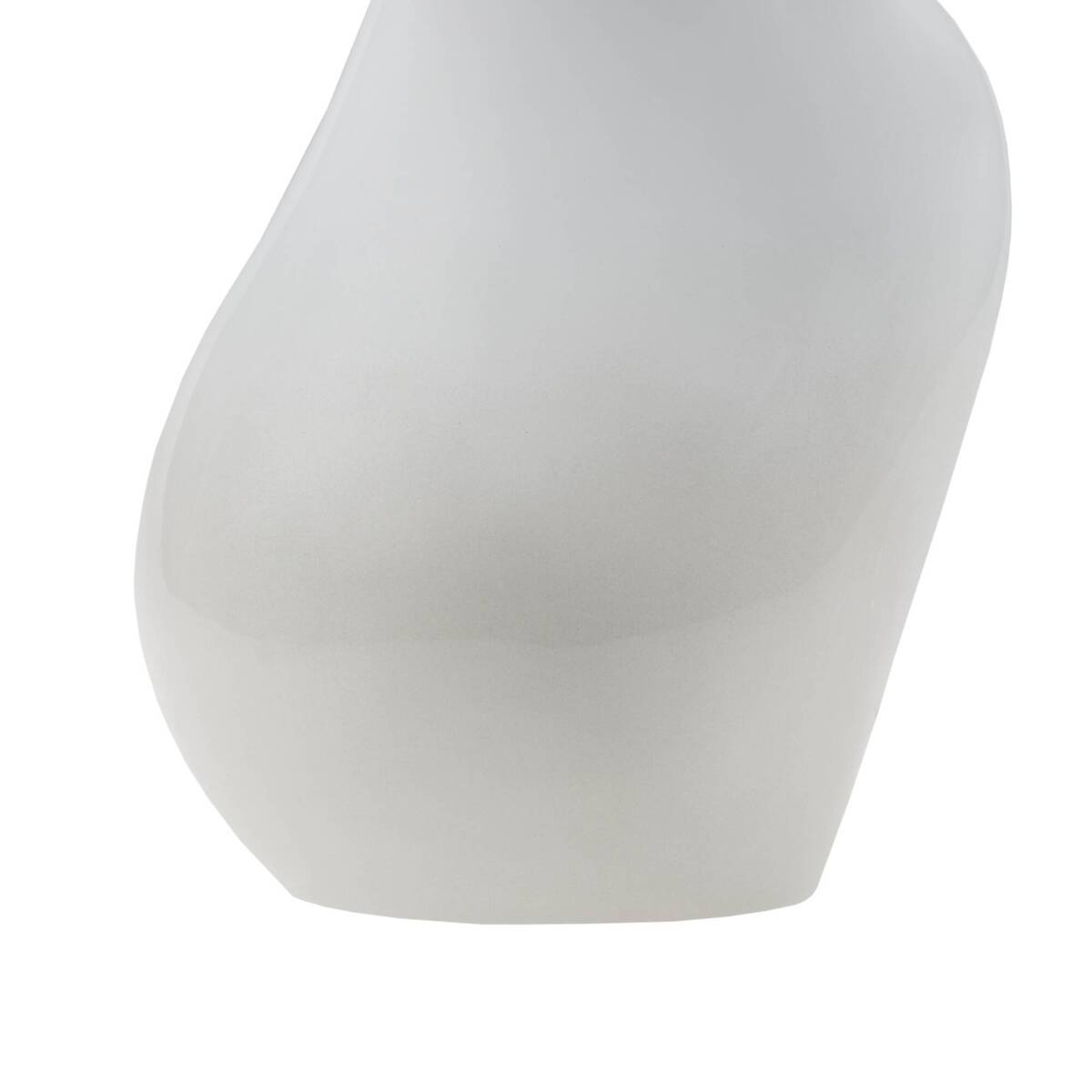 Asymmetrical Ceramic Table Lamp - Grey