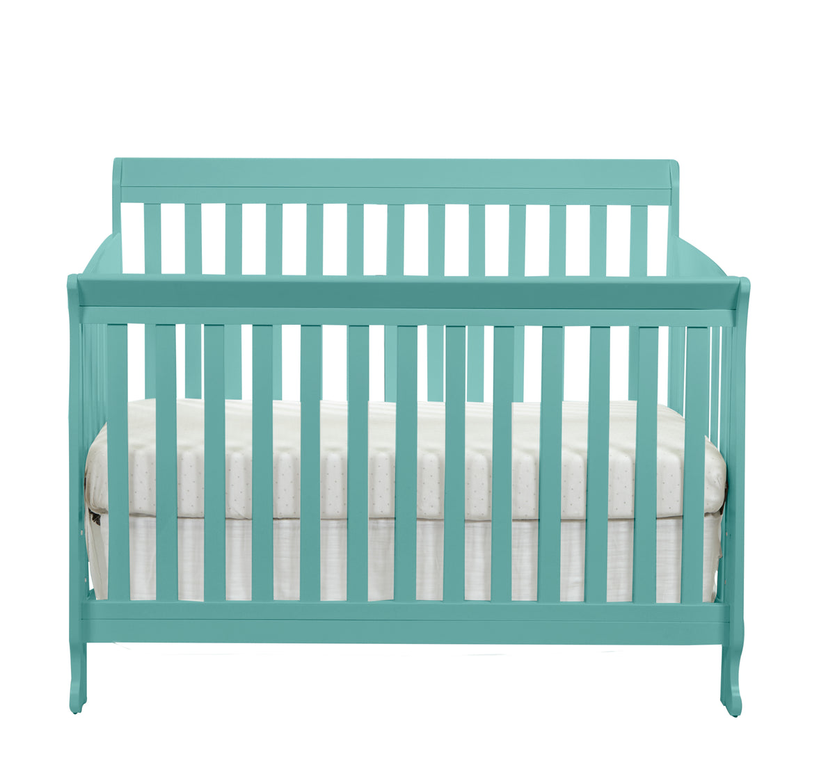 4-in-1 Convertible Crib - Turquoise