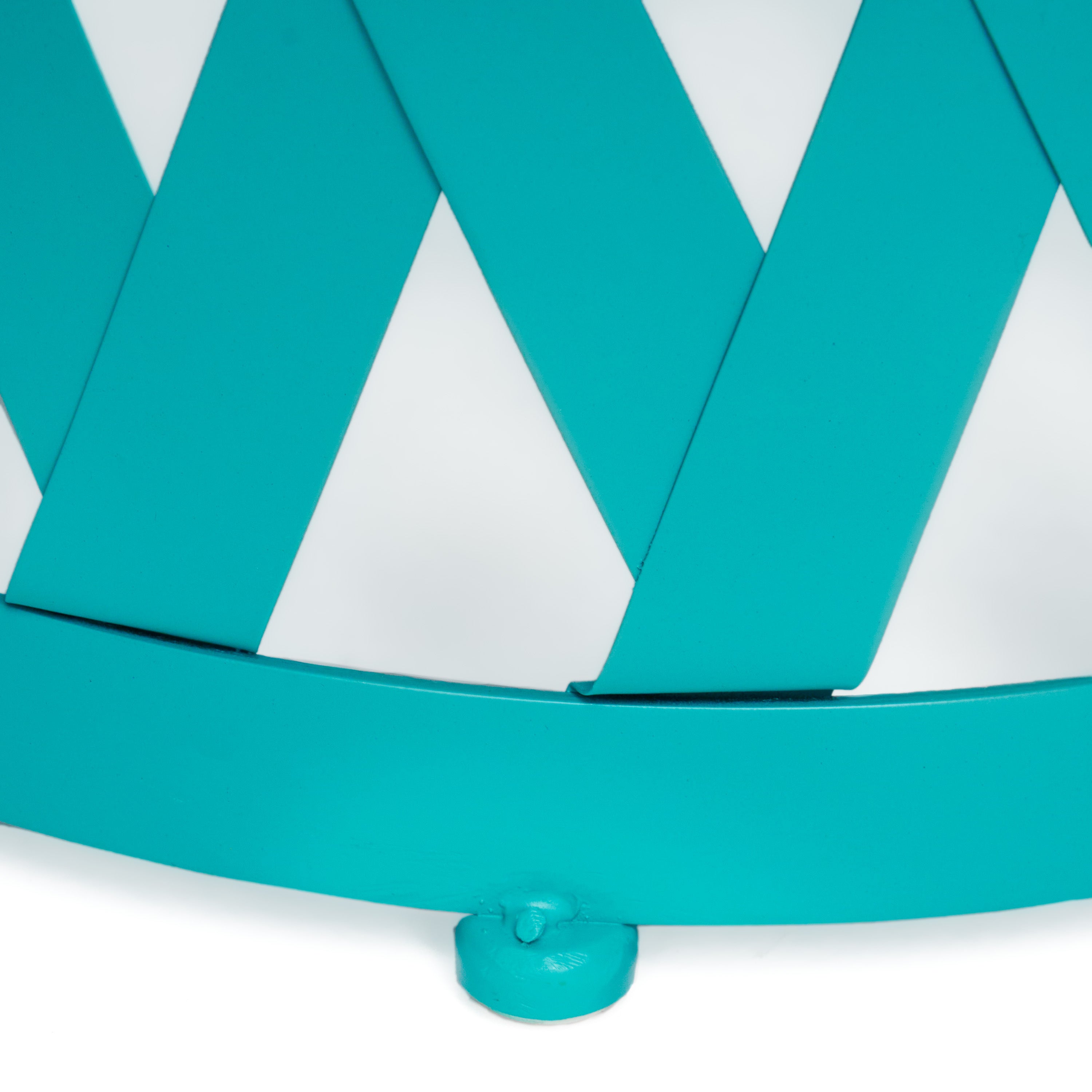 Set of 2 Accent Outdoor Table - Teal