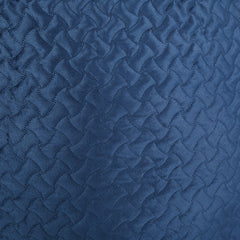 Arnside Glam 4 Foot Velvet Quilt Patterned Beanbag - Navy