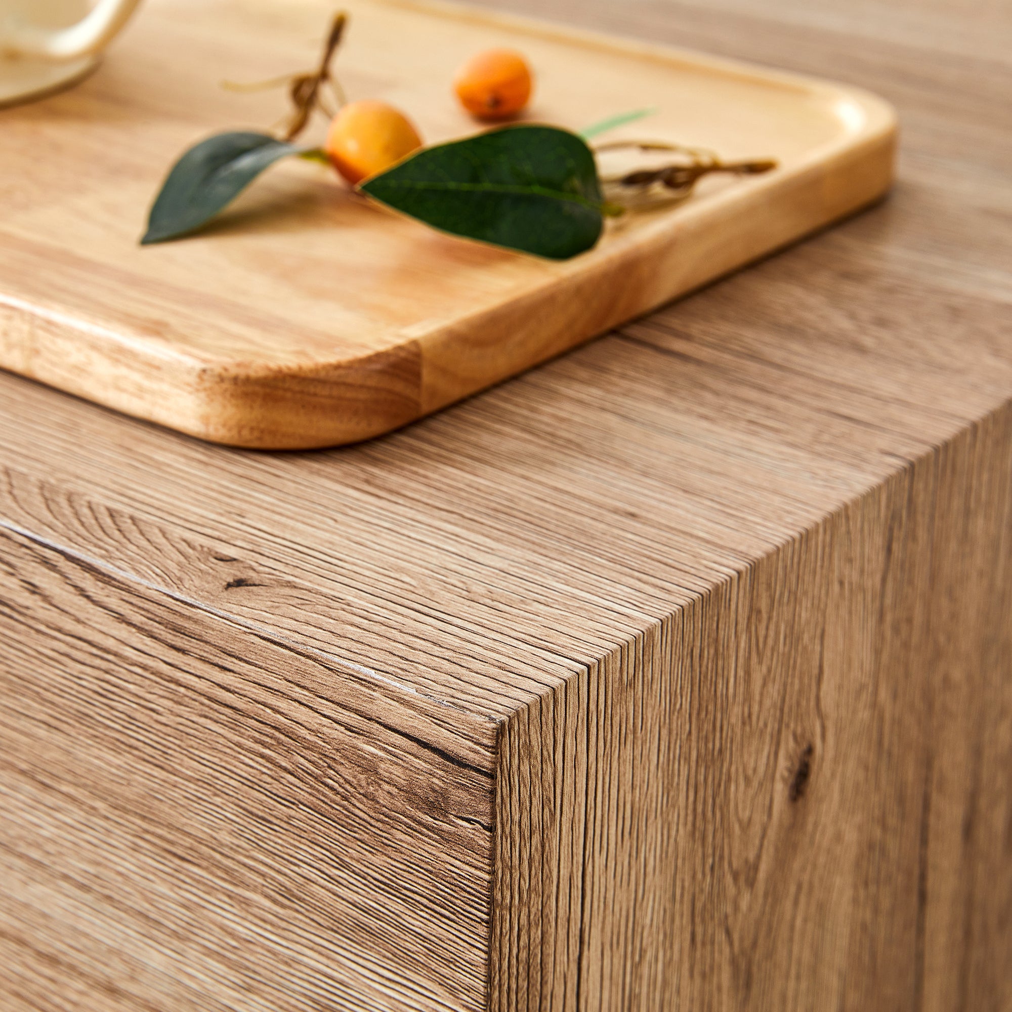 Modern Three-piece Coffee Table Stylish Design Wood
