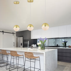 Pendant Light with Dimmable LED (Set of 3) - Gold