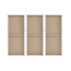 Sterling Mist 100% Hand Brush Embellished Canvas 3 Piece Set