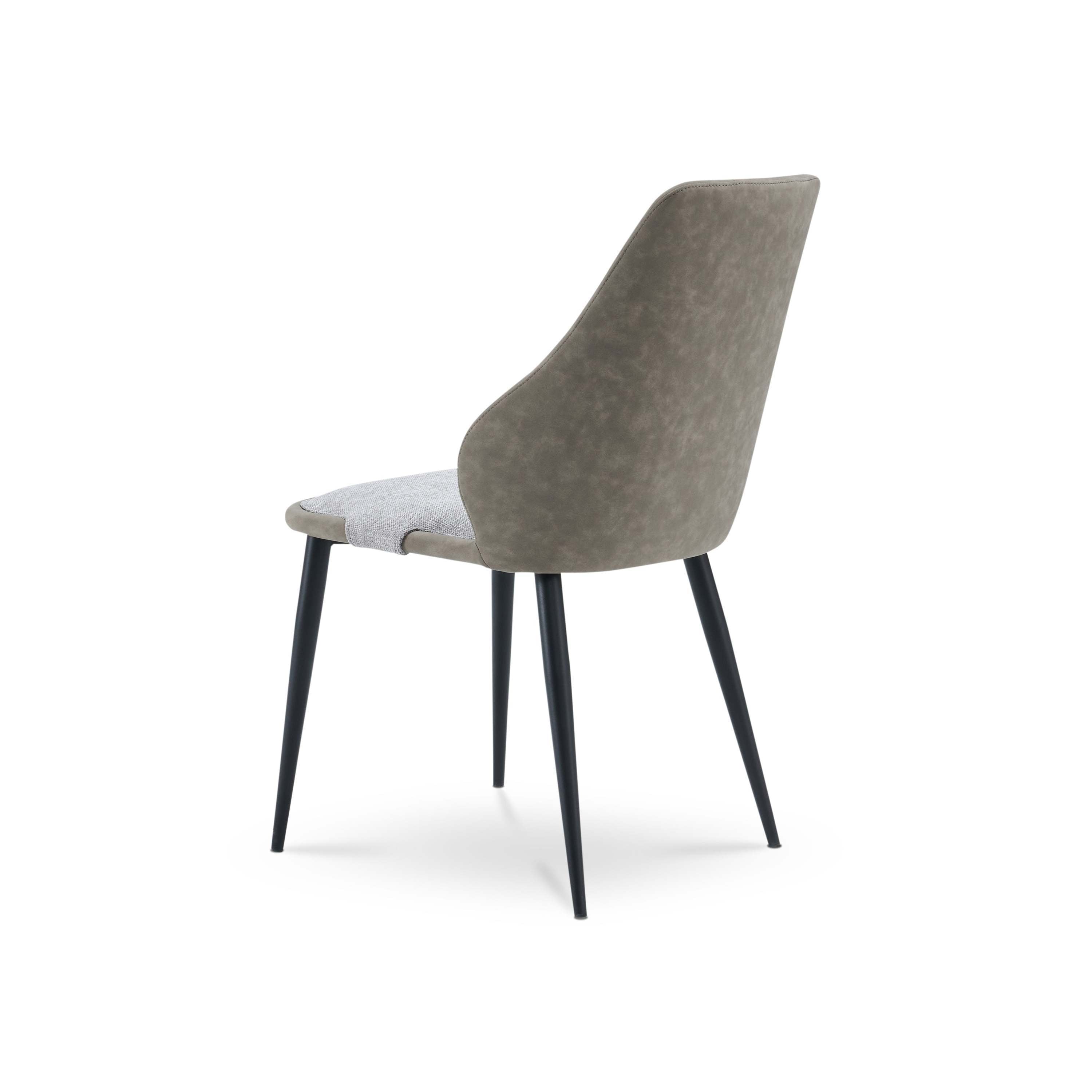 Set of 2 - Grey Dining Chairs