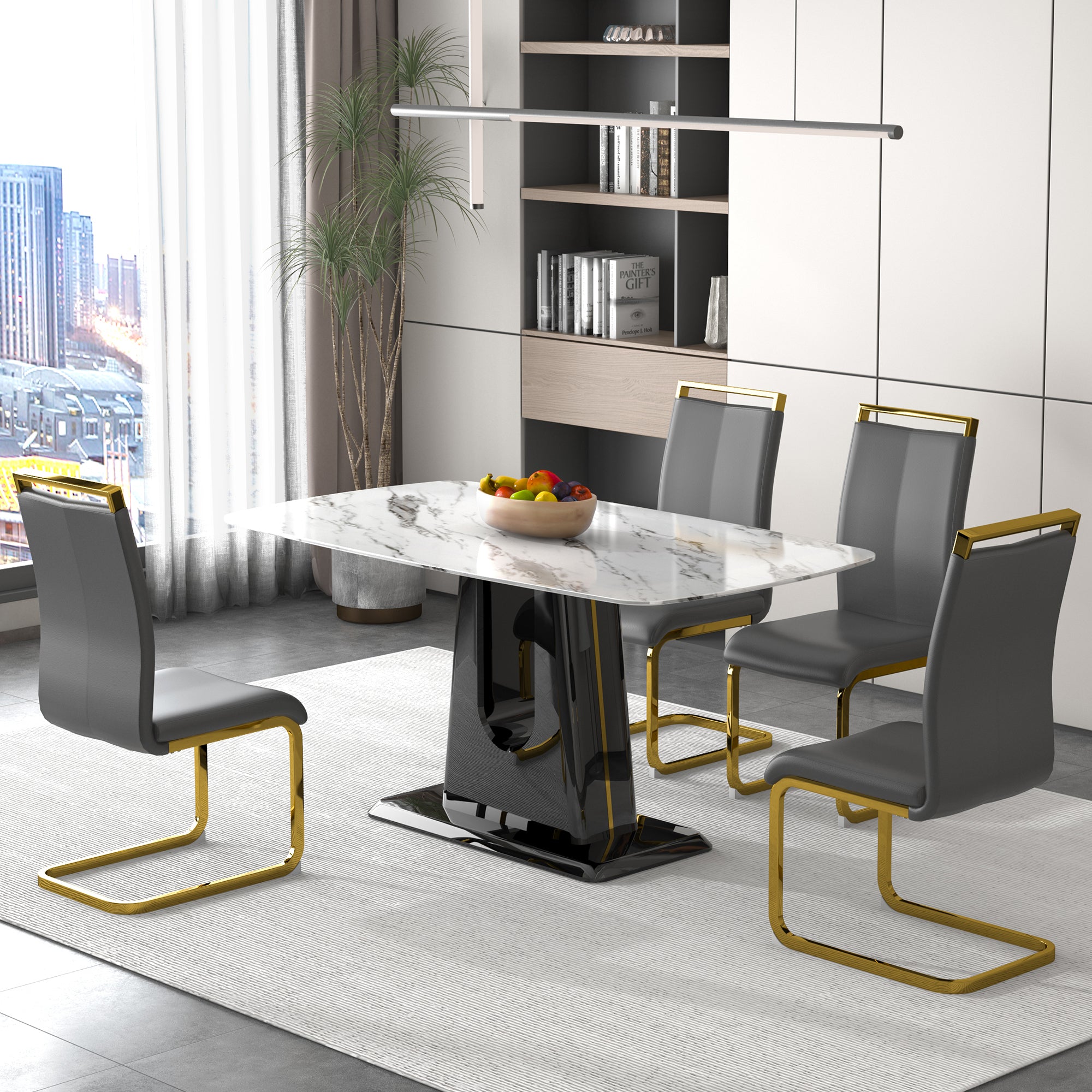 Modern and Luxurious Dining Table - White