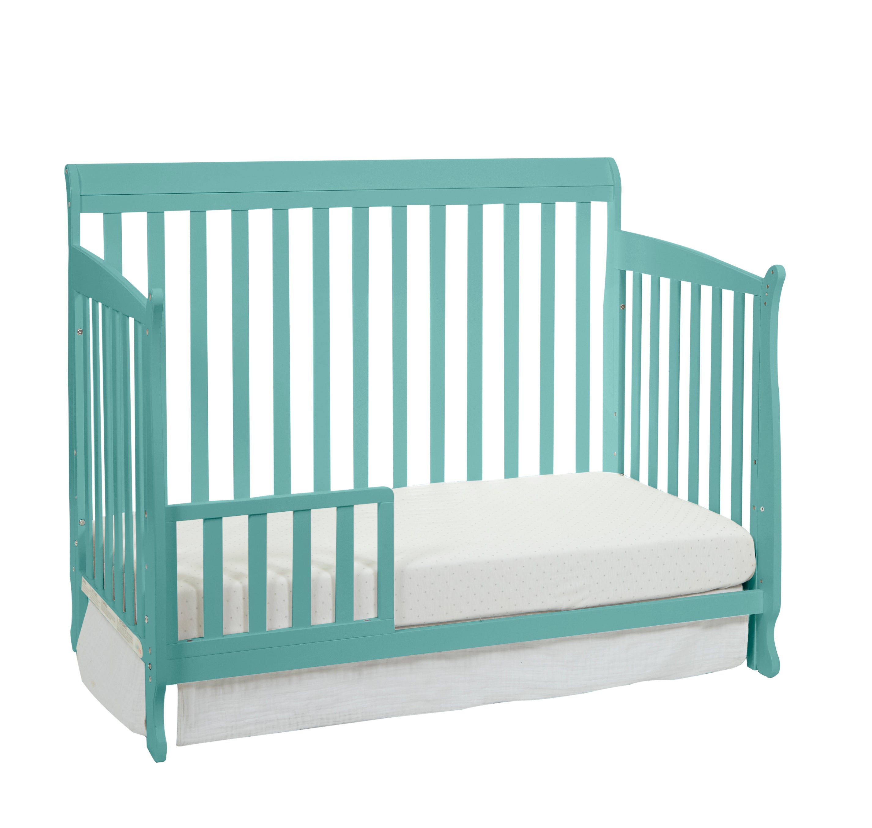 4-in-1 Convertible Crib - Turquoise