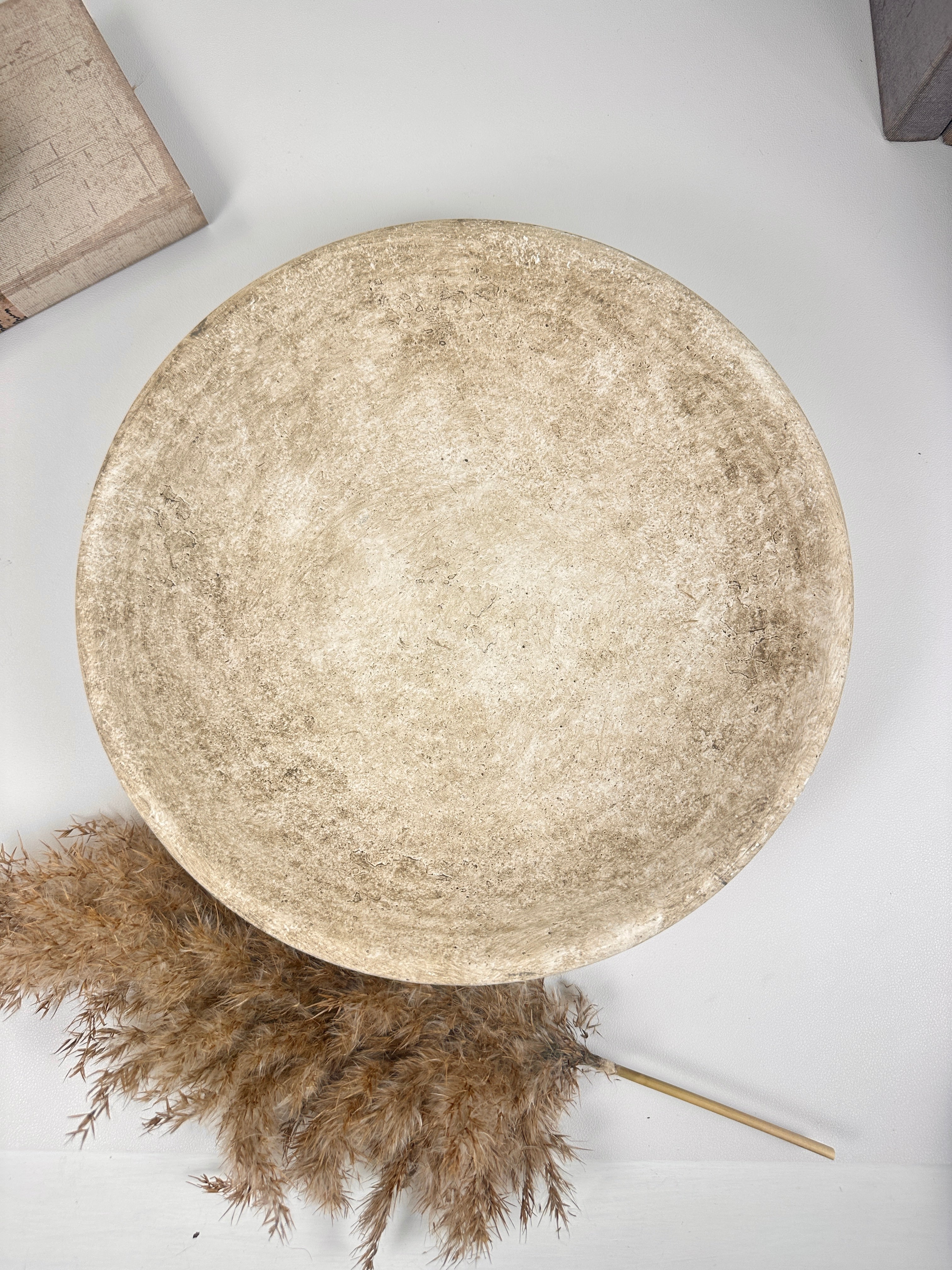 Organic Stone Decorative Tray 12x12x3’’