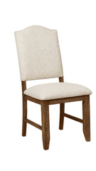 Relaxed Vintage Style - Warm Brown and Beige Finish (Set of 2)
