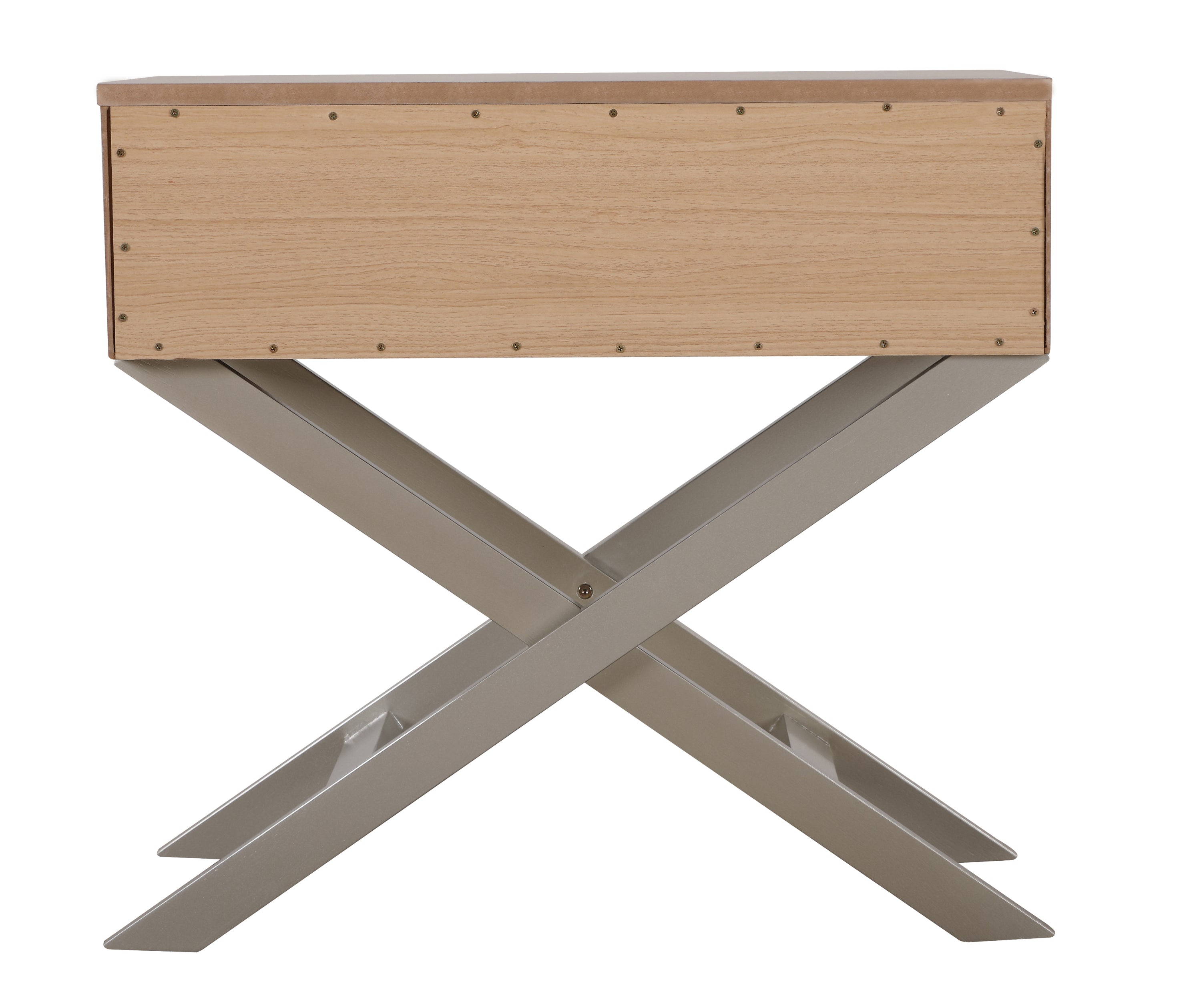 Glory Furniture Nightstand - Silver Champagne