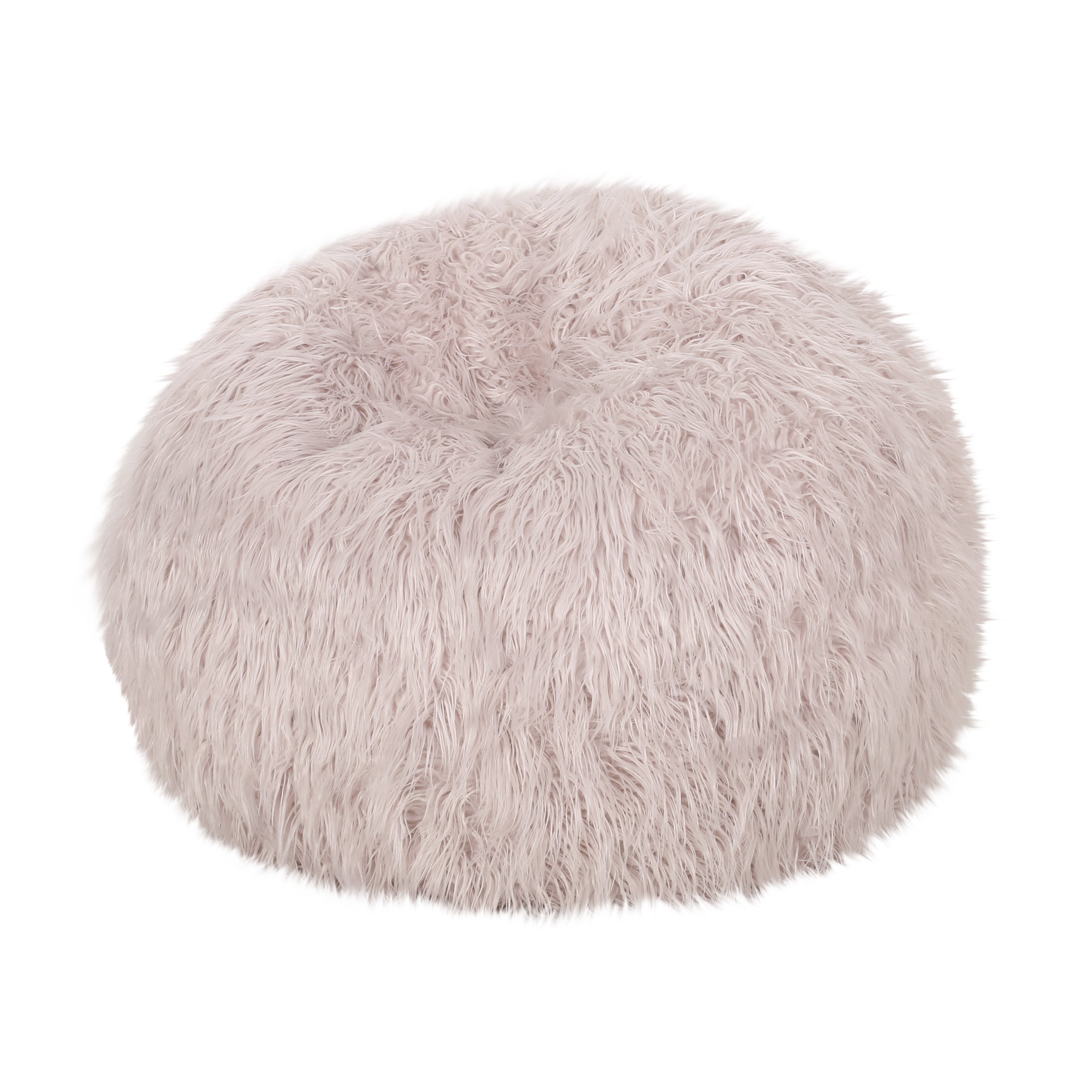 Faux Fur 3 Ft. Bean Bag - Purple