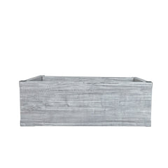 43.3" Console Table - Plaid Grey Oak
